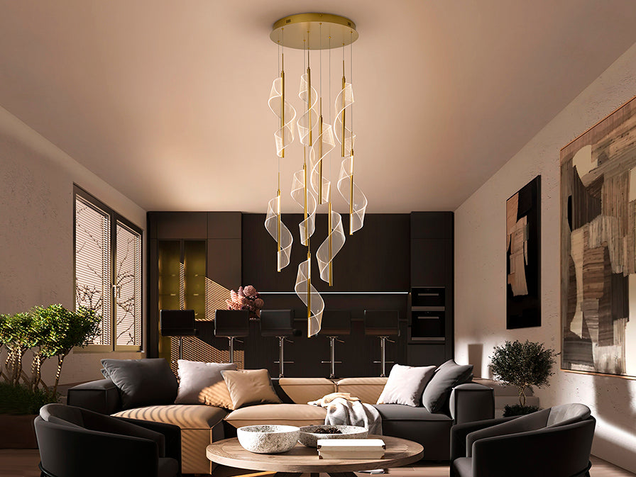 Velas- Lamp 1/9/14/24Lt Gold Ip20 Integrated Led Dimmable