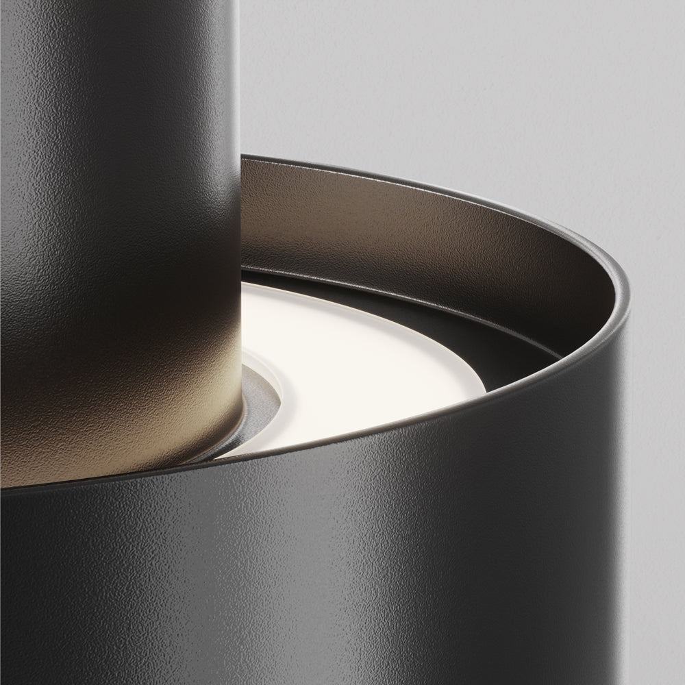 Planet Medium/Large Ceiling lamp Black/White - Finish