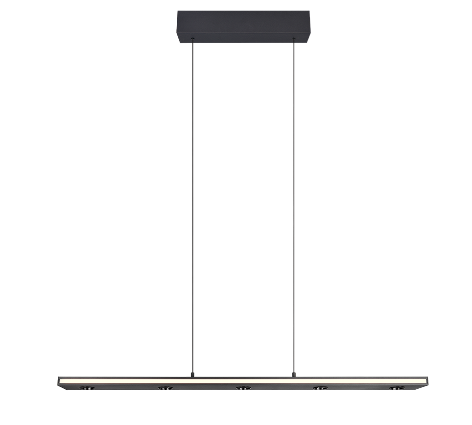 Graham Pendant- Black/ Nickel Finishes