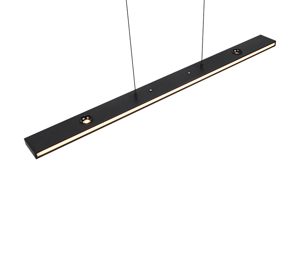 Graham Pendant- Black/ Nickel Finishes