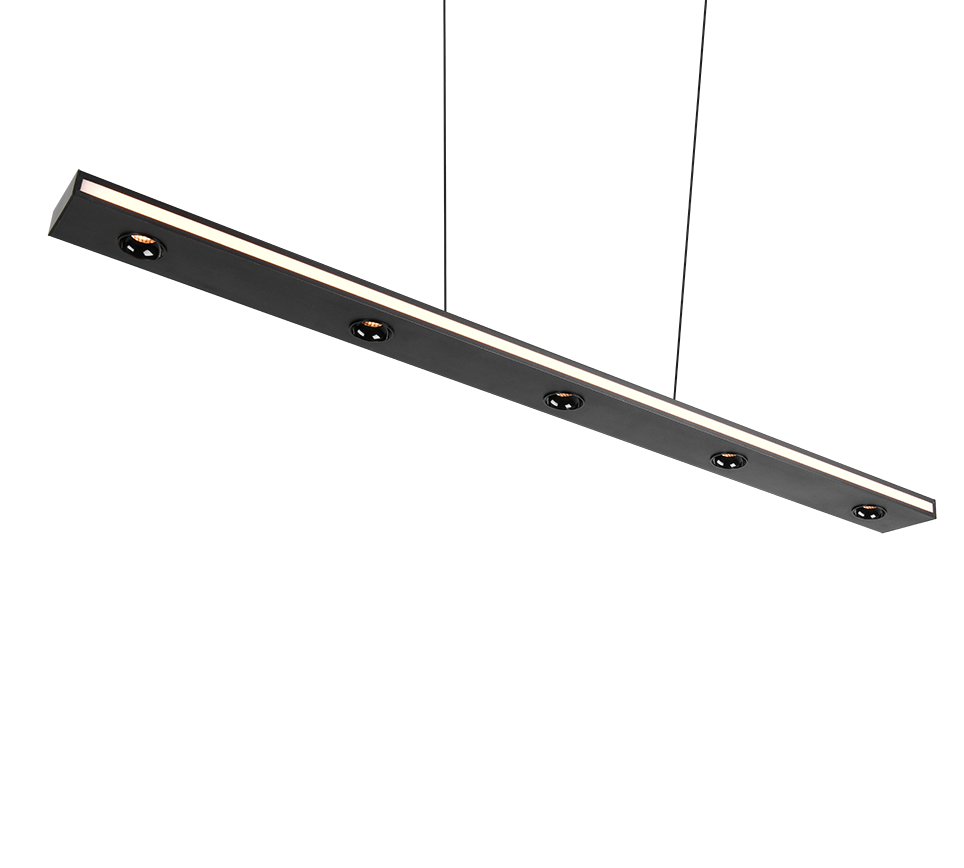 Graham Pendant- Black/ Nickel Finishes