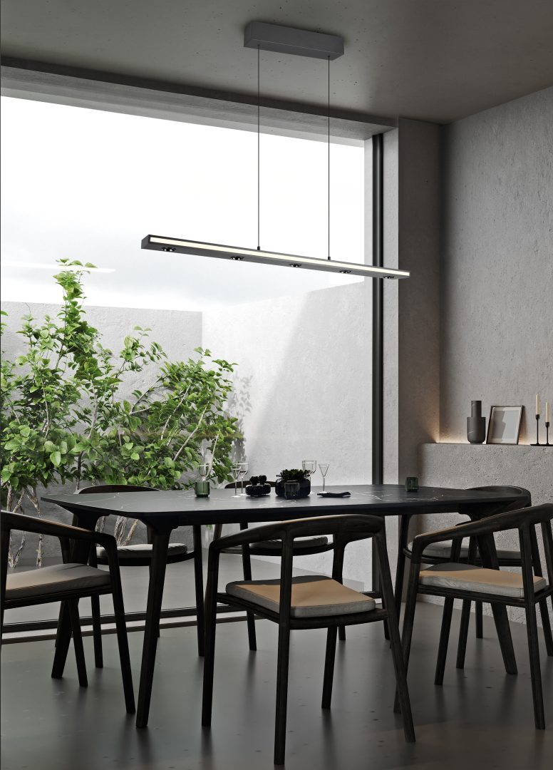Graham Pendant- Black/ Nickel Finishes