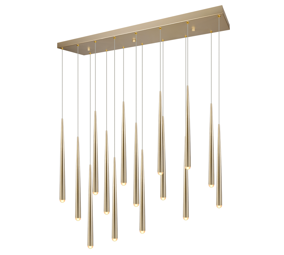 Cala Kitchen Light- Gold/ Black Finishes