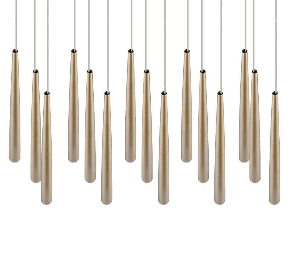Cala Kitchen Light- Gold/ Black Finishes