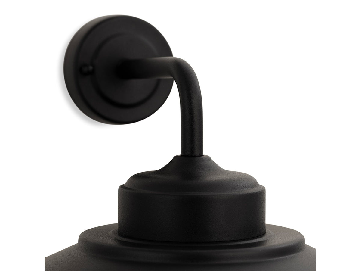 Naples Wall Light- Black/ Stainless Steel