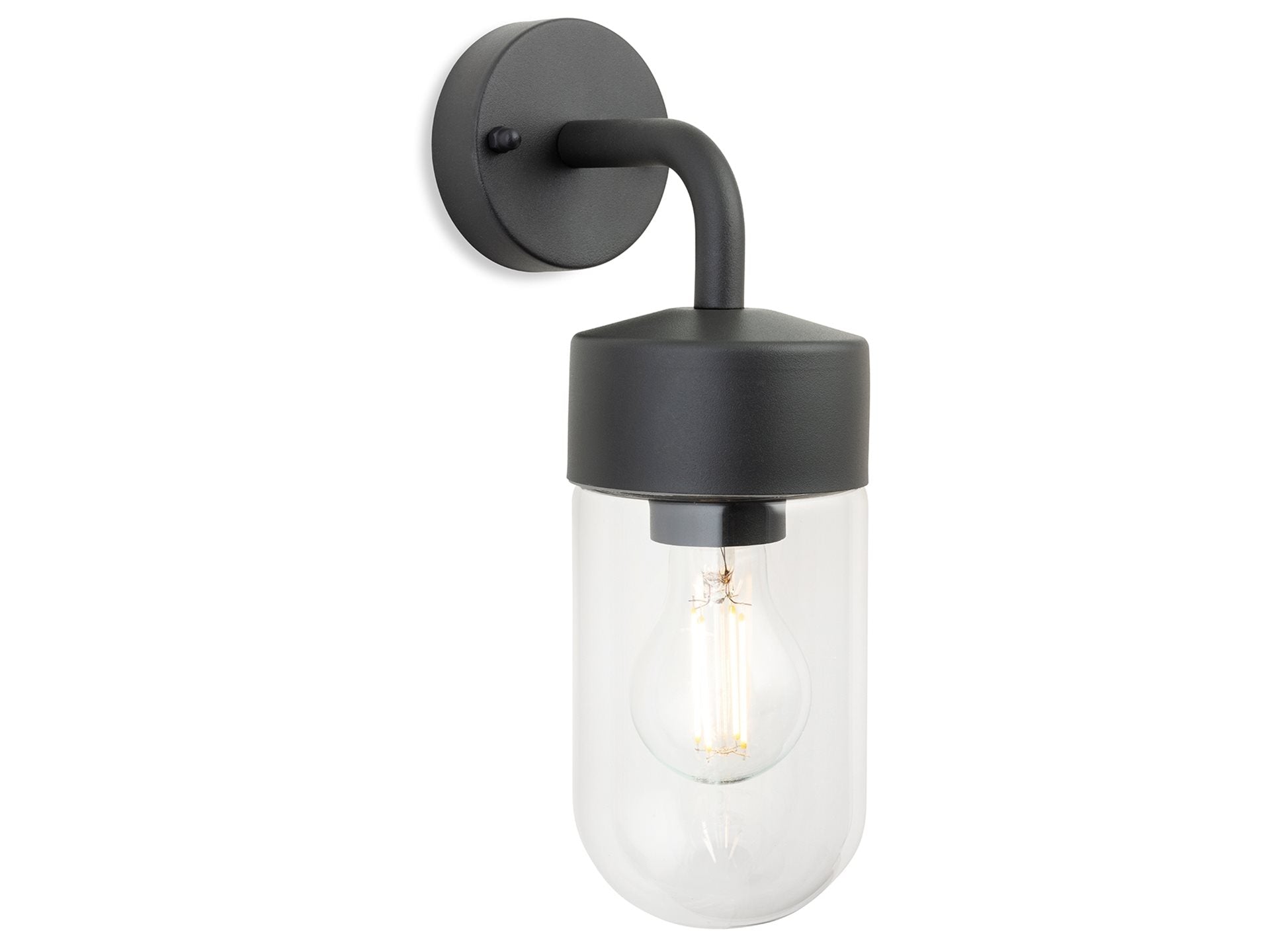 Brisbane Wall Light- Graphite/ Stainless Steel