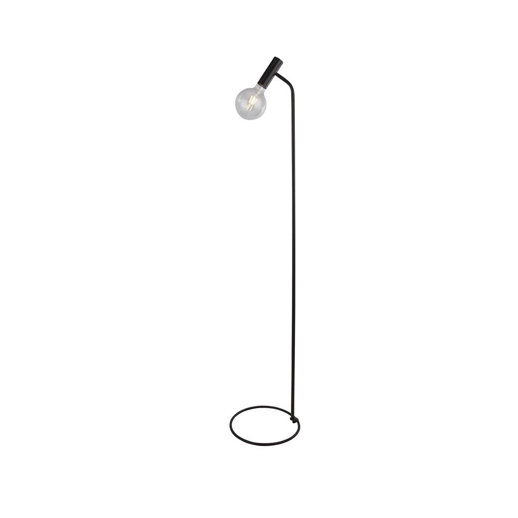 Dulwich Floor Lamp - Black Metal E27