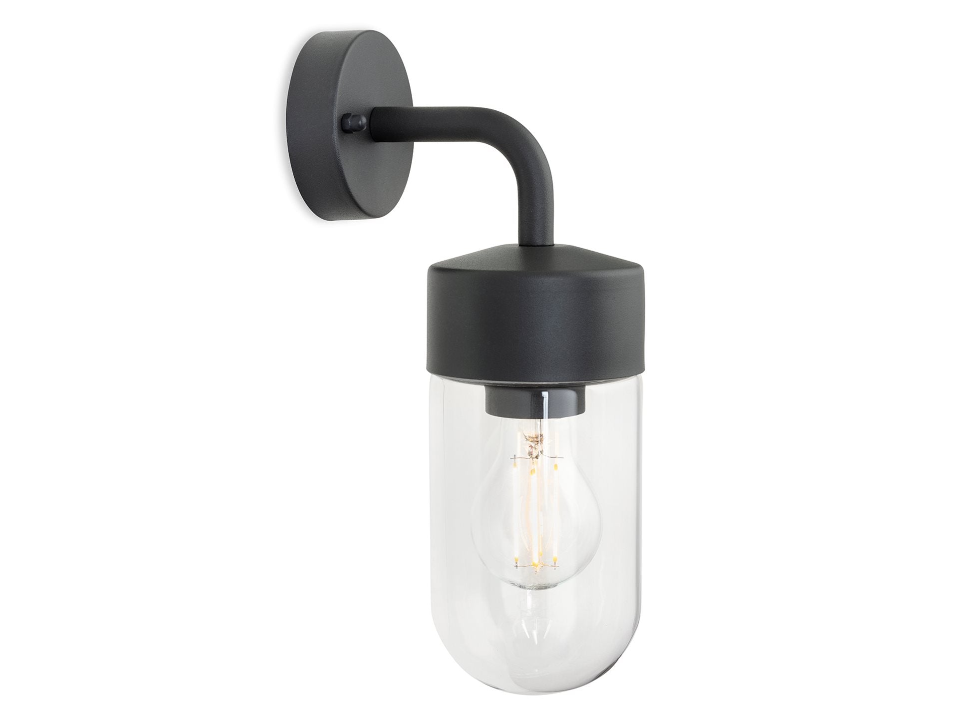 Brisbane Wall Light- Graphite/ Stainless Steel