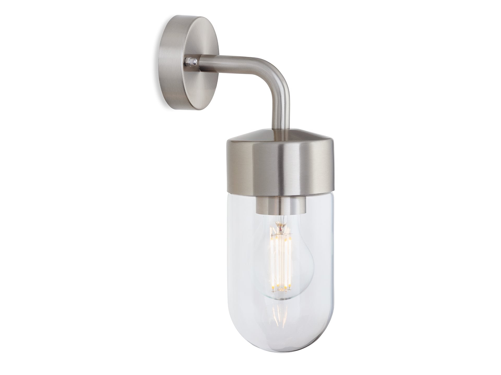 Brisbane Wall Light- Graphite/ Stainless Steel