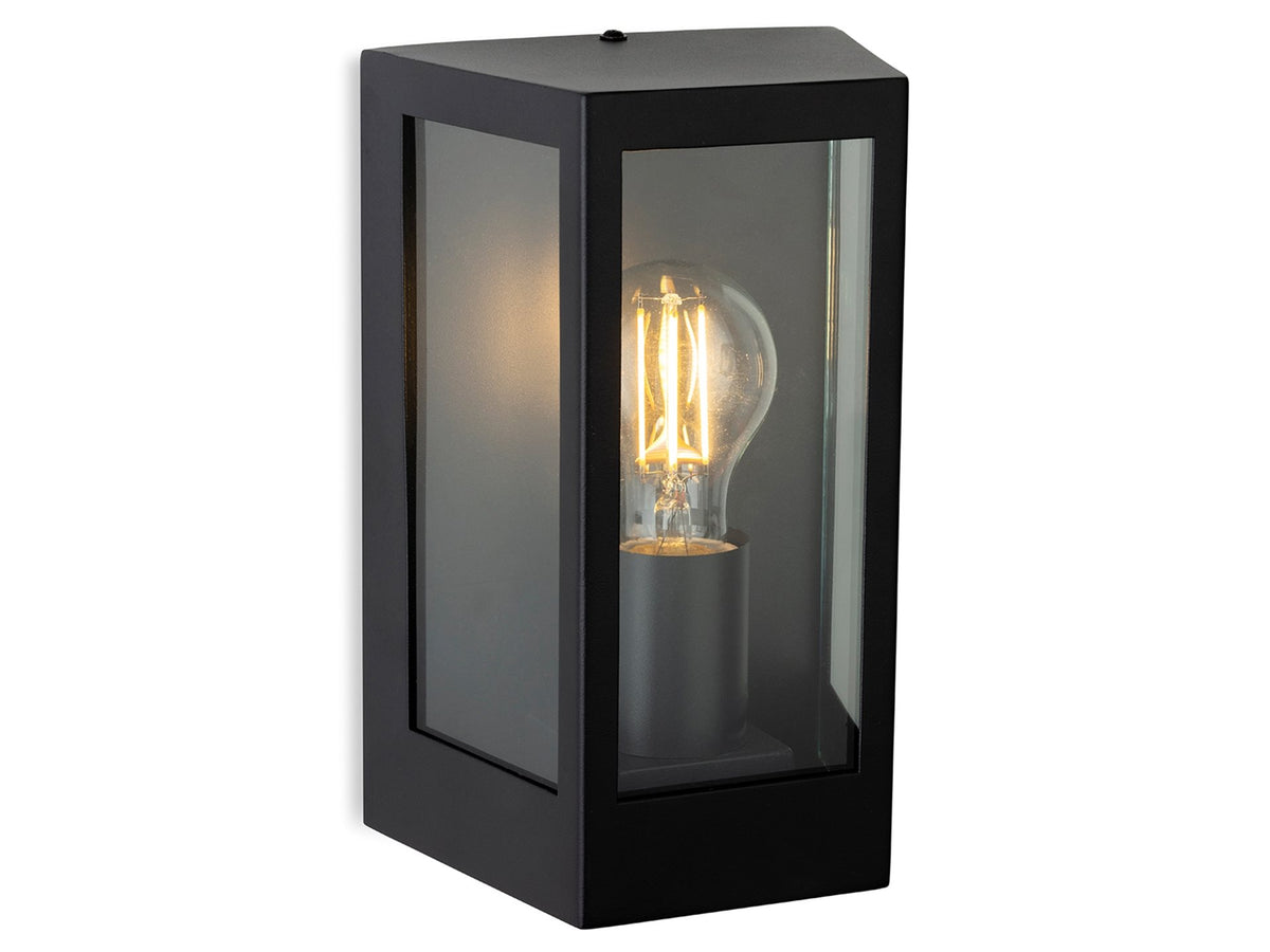 Brandon Wall Light- Black/ Stainless Steel