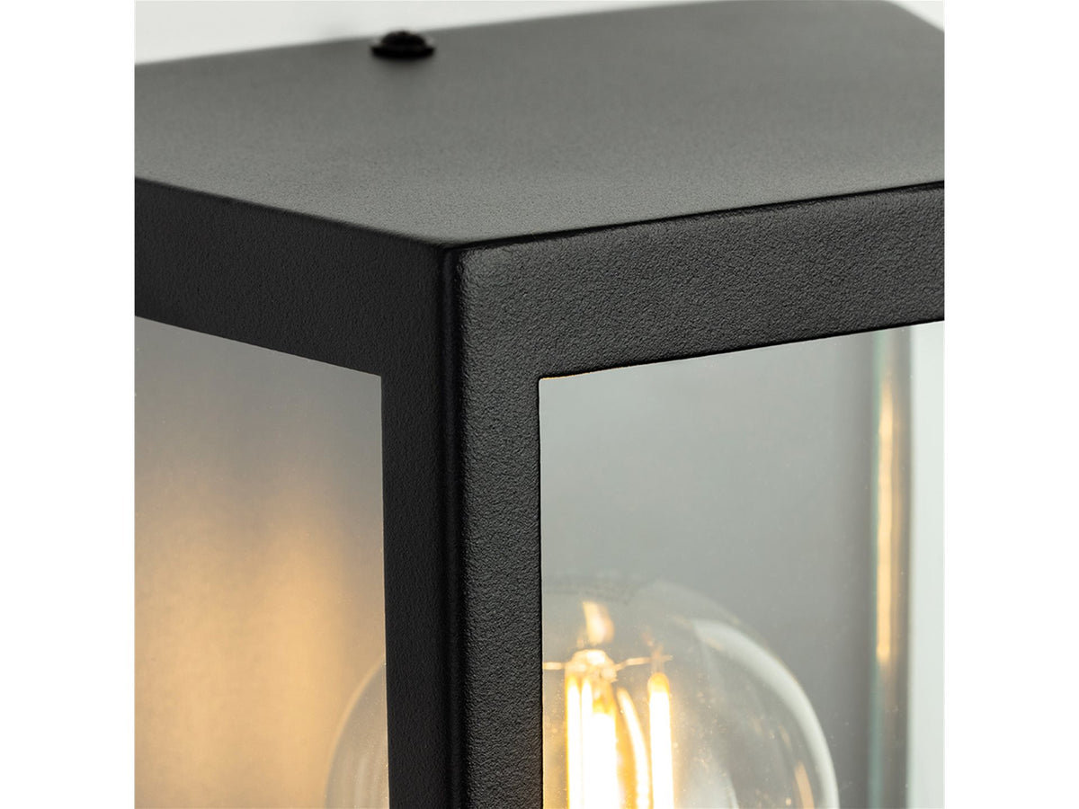 Brandon Wall Light- Black/ Stainless Steel