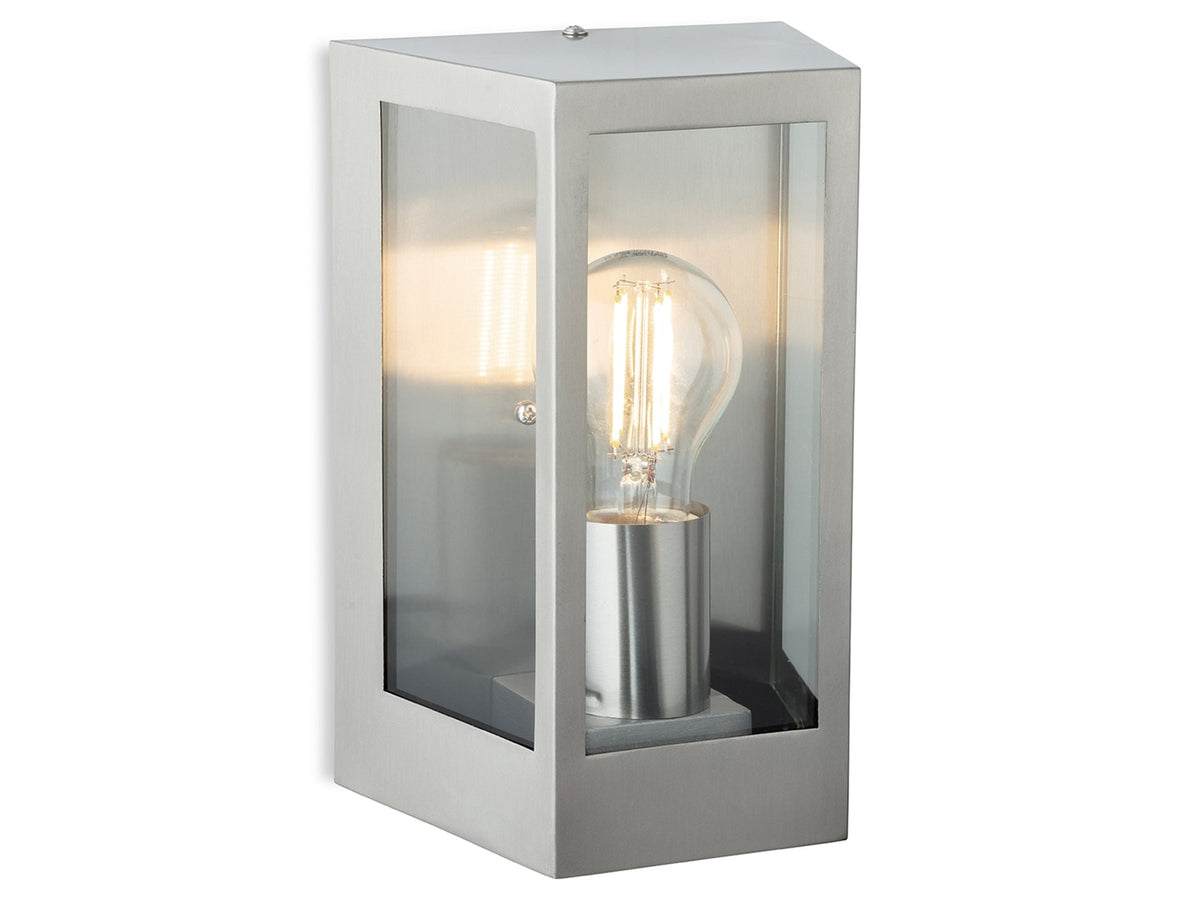 Brandon Wall Light- Black/ Stainless Steel
