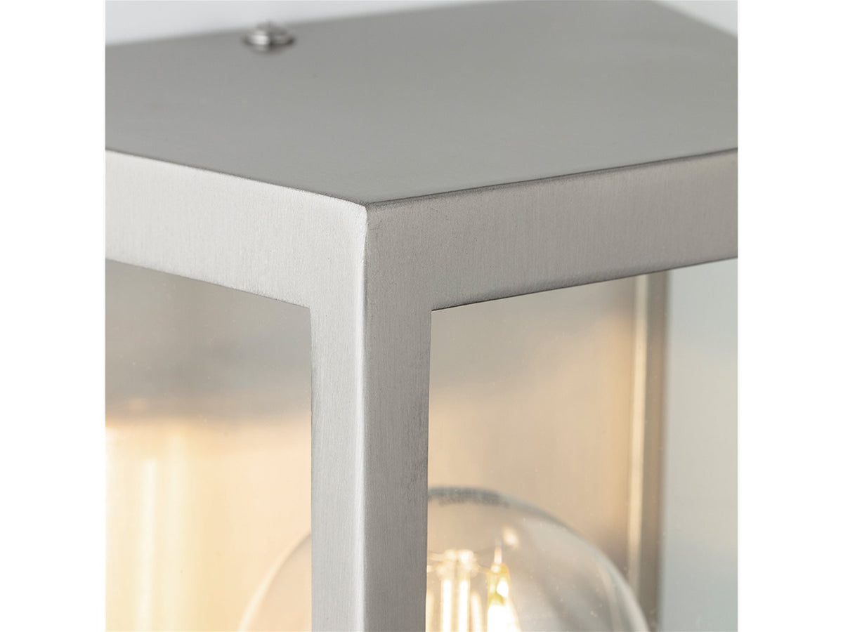Brandon Wall Light- Black/ Stainless Steel