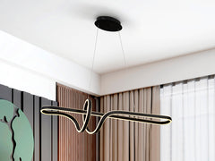 Sinphony LED Linear Pendant - Matt Black