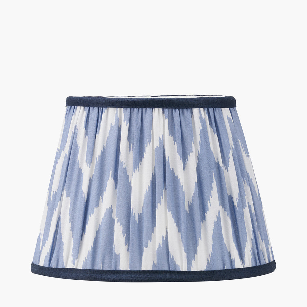 Kamilah Red/Blue Chevron Patterned Lampshade - Various Sizes