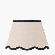 Tabitha Cream Lampshade with Contrast Binding - Various Sizes