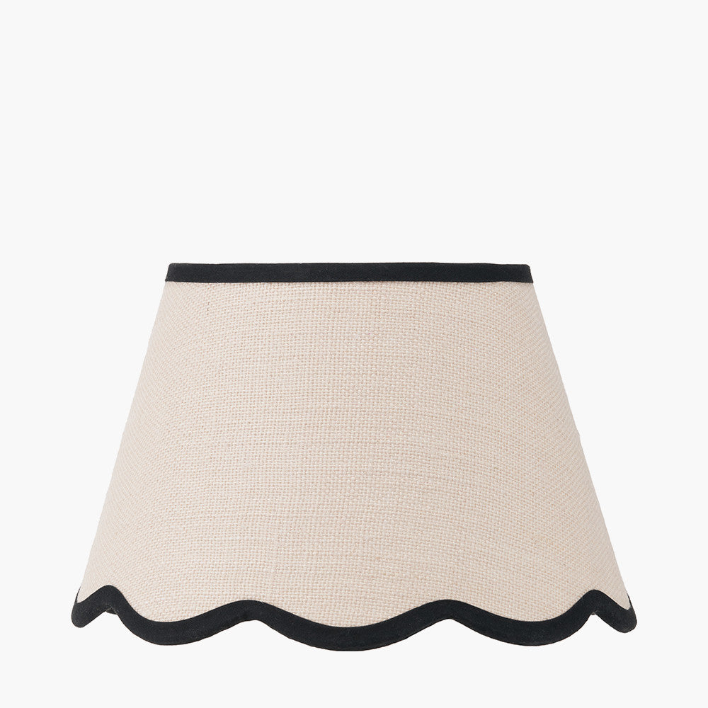 Tabitha Cream Lampshade with Contrast Binding - Various Sizes