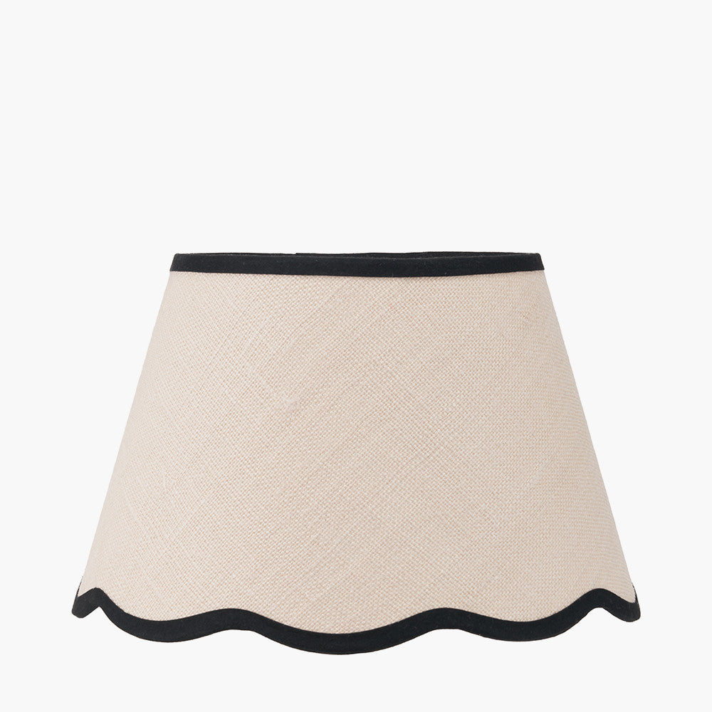 Tabitha Cream Lampshade with Contrast Binding - Various Sizes