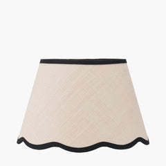Tabitha Cream Lampshade with Contrast Binding - Various Sizes