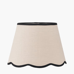Tabitha Cream Lampshade with Contrast Binding - Various Sizes