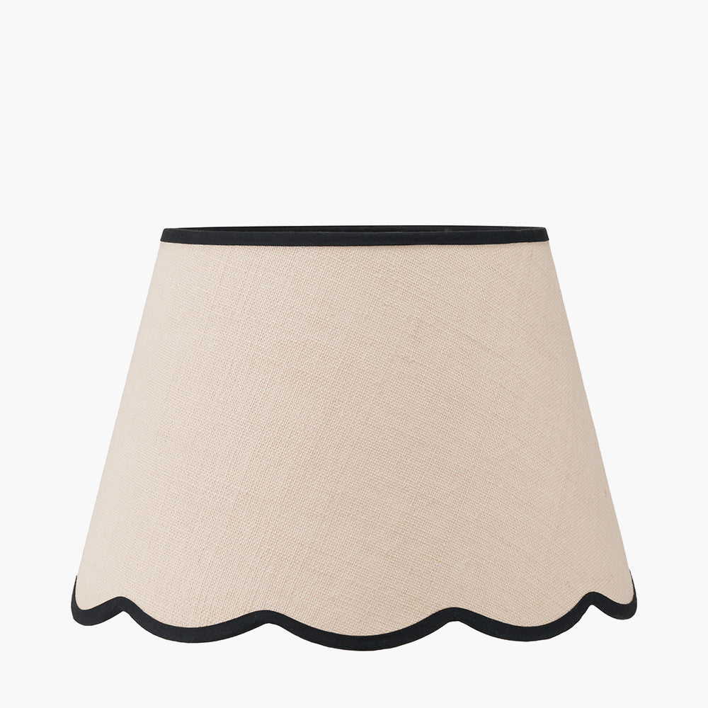 Tabitha Cream Lampshade with Contrast Binding - Various Sizes
