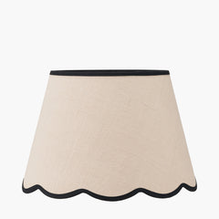 Tabitha Cream Lampshade with Contrast Binding - Various Sizes