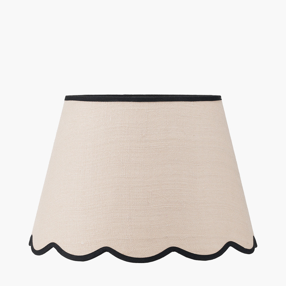 Tabitha Cream Lampshade with Contrast Binding - Various Sizes