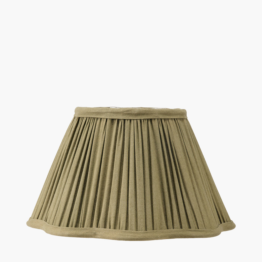 Malia Lamp Shade - Mulberry/Olive Green
