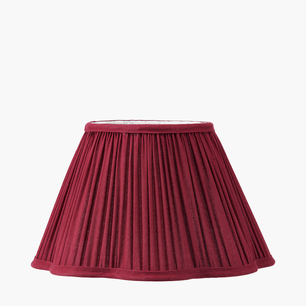 Malia Lamp Shade - Mulberry/Olive Green