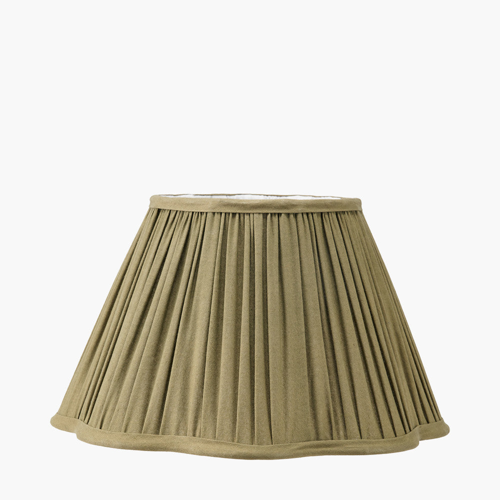 Malia Lamp Shade - Mulberry/Olive Green