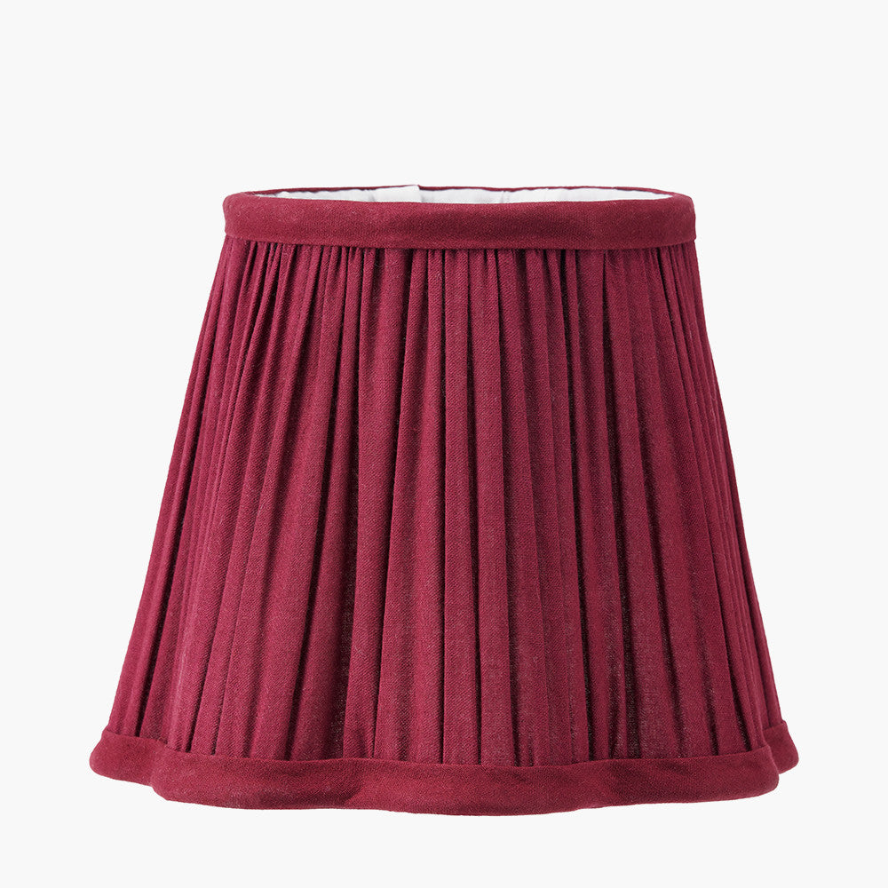 Malia Lamp Shade - Mulberry/Olive Green
