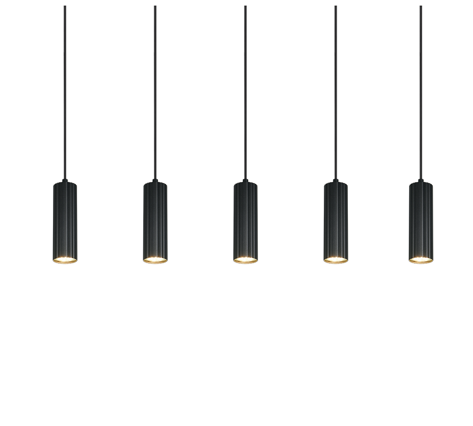 Soka 5 Lt Pendant- Various Colors
