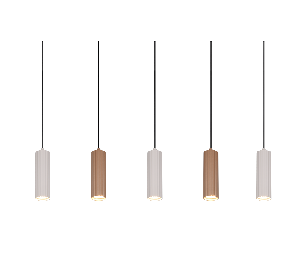 Soka 5 Lt Pendant- Various Colors