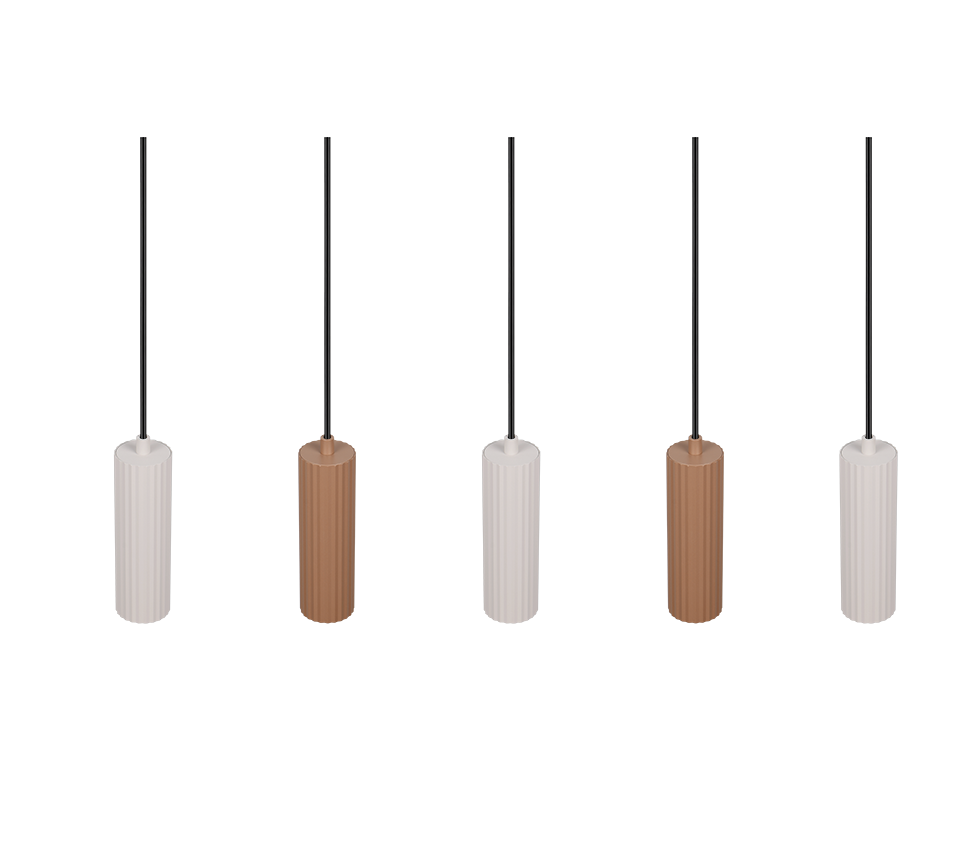 Soka 5 Lt Pendant- Various Colors