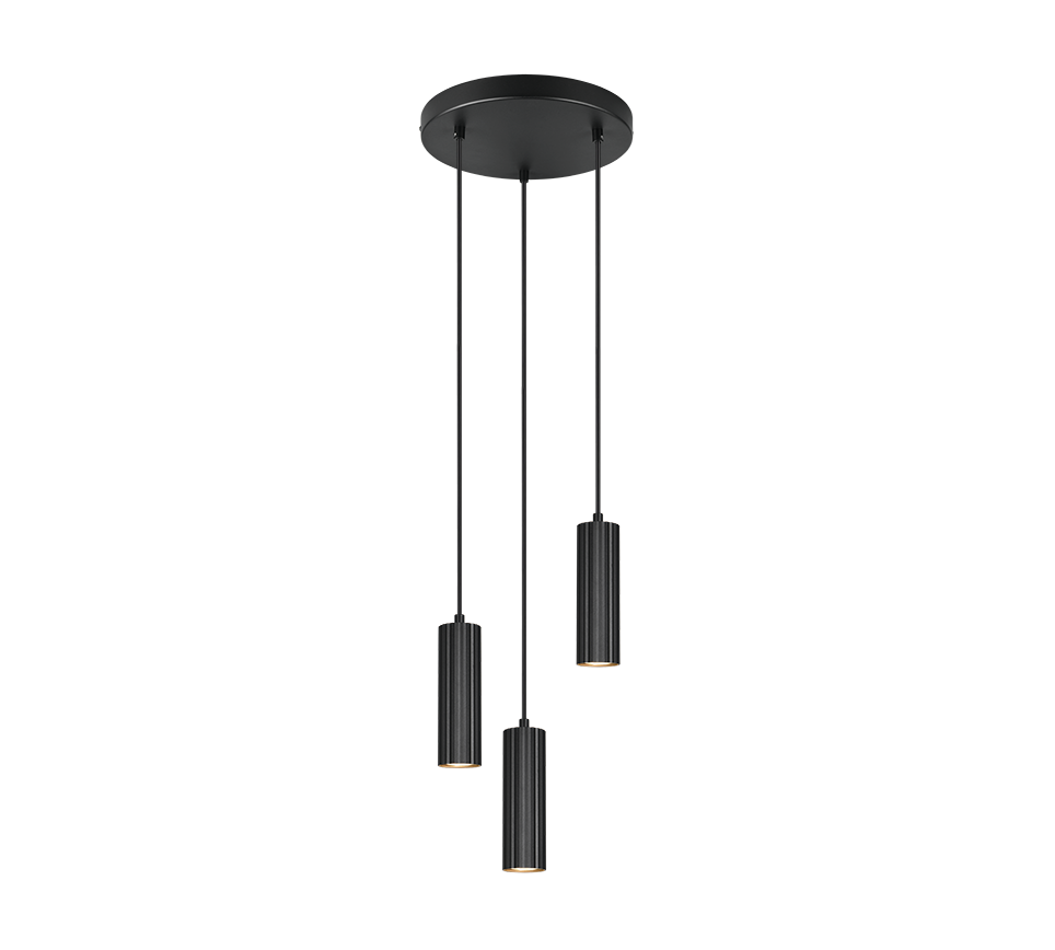 Soka 3 Lt Pendant- Various Finishes