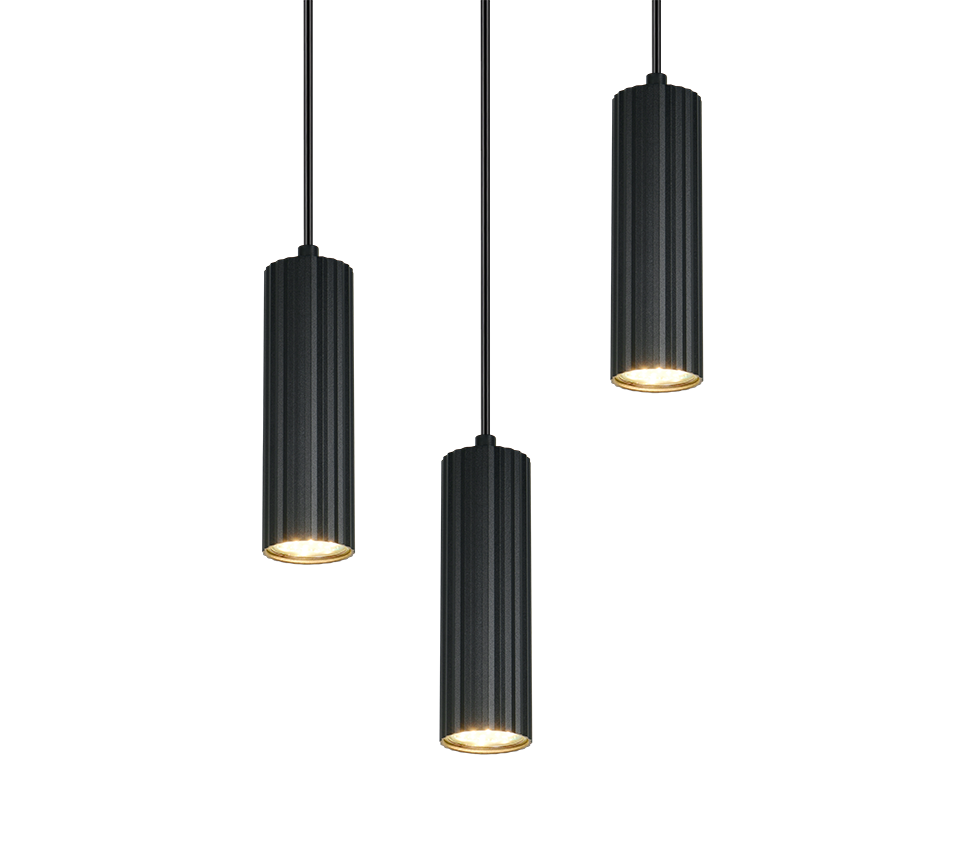 Soka 3 Lt Pendant- Various Finishes
