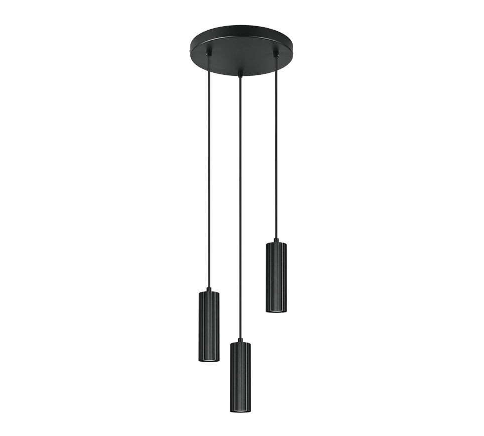 Soka 3 Lt Pendant- Various Finishes