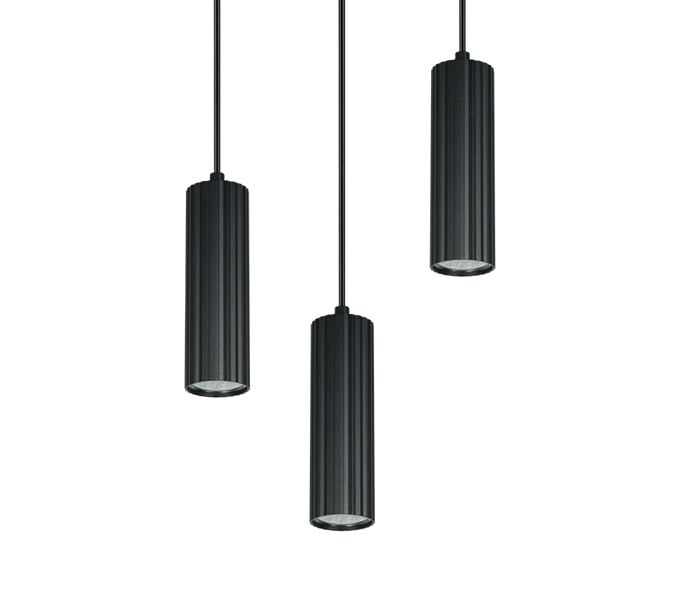 Soka 3 Lt Pendant- Various Finishes