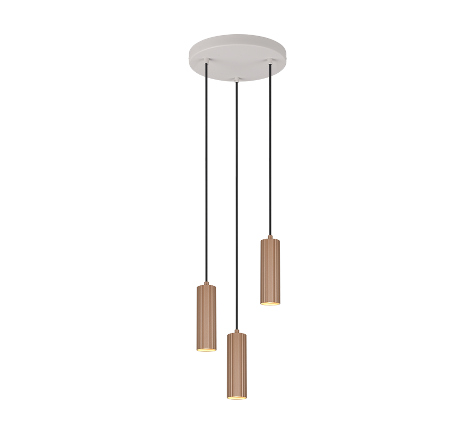 Soka 3 Lt Pendant- Various Finishes