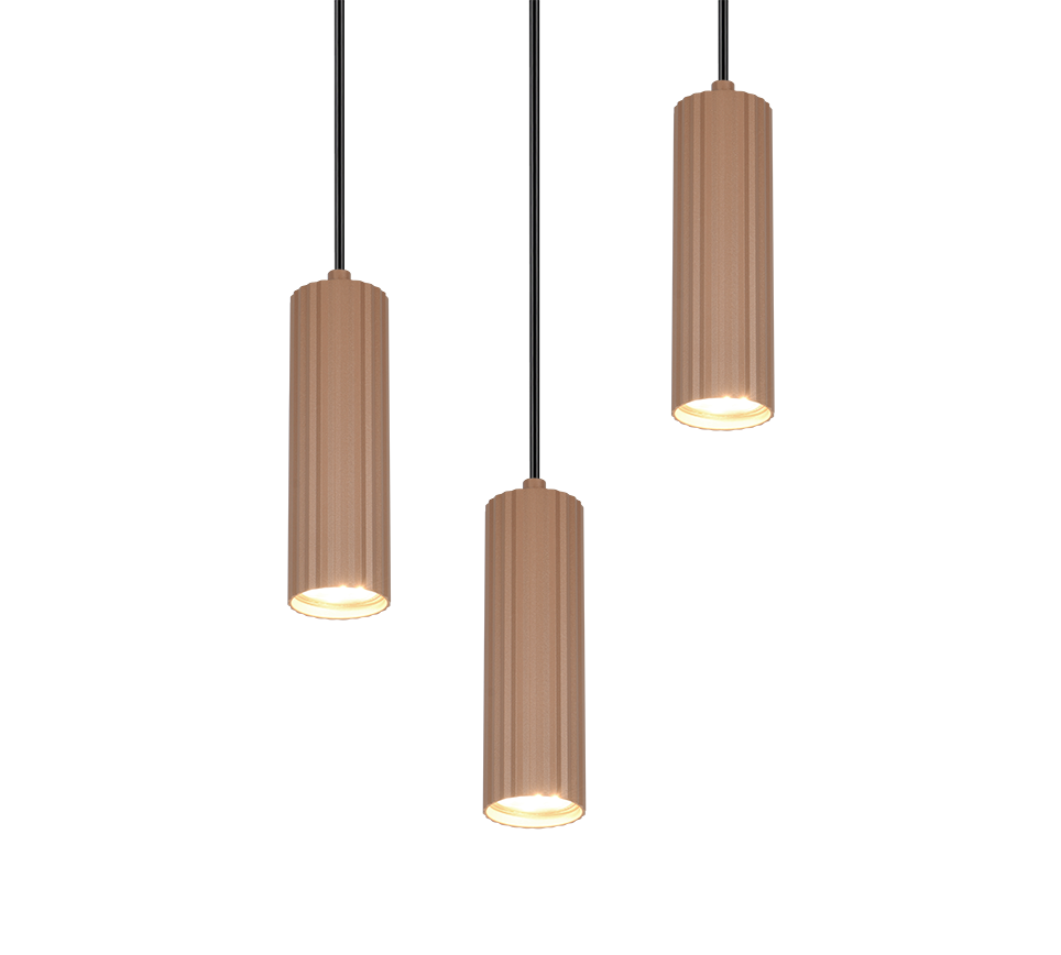 Soka 3 Lt Pendant- Various Finishes