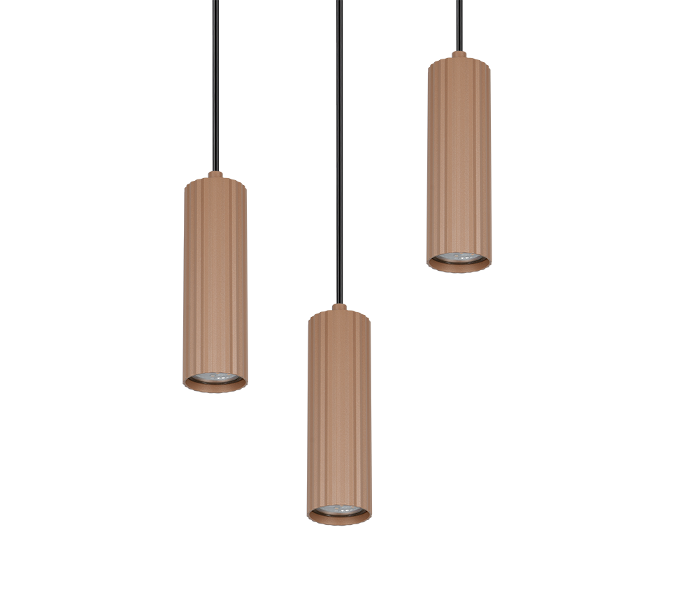 Soka 3 Lt Pendant- Various Finishes