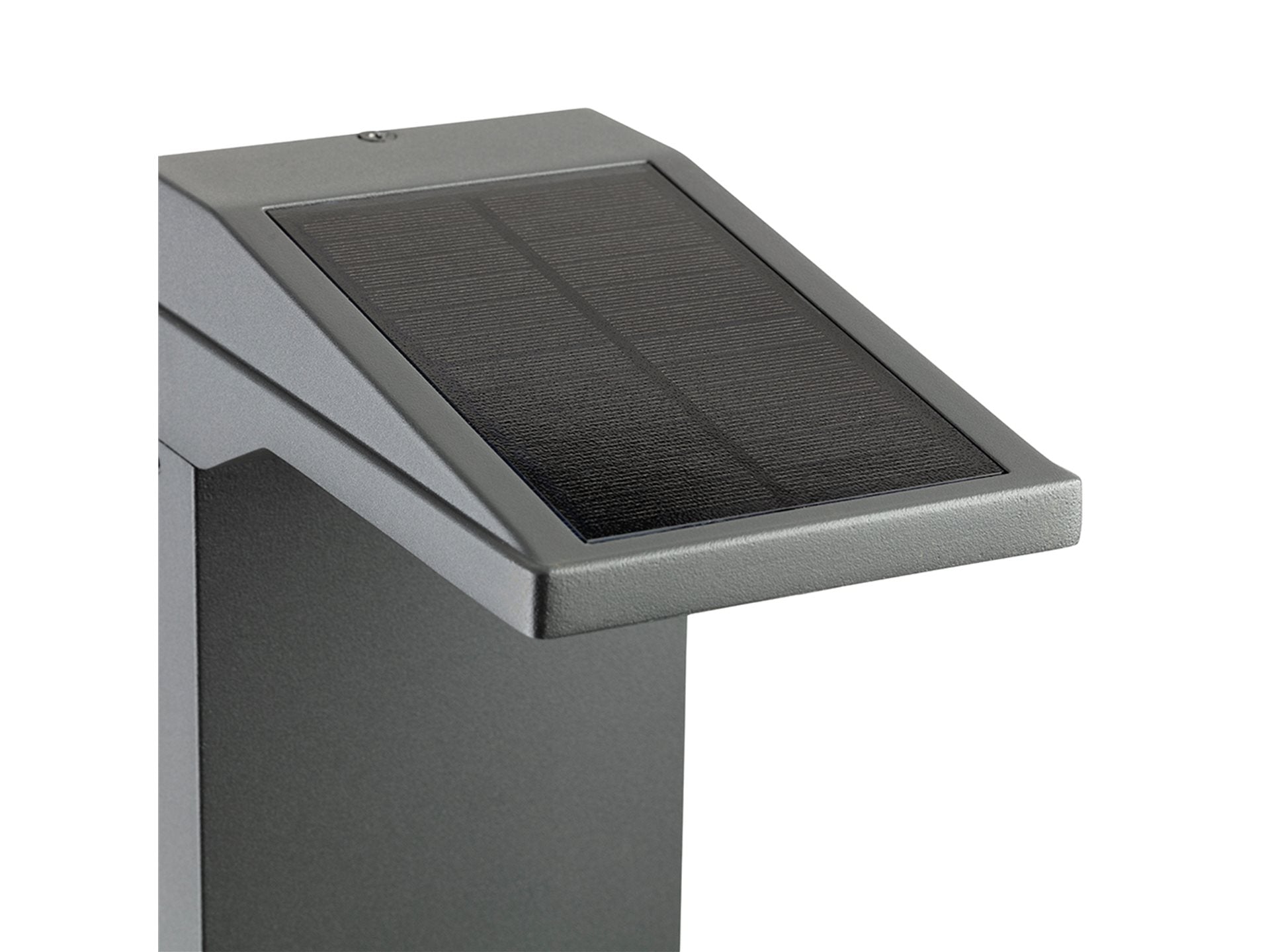 Cyrus LED Solar Post with PIR- Graphite