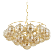 Mimi 6/9Lt Chandelier - Aged Brass