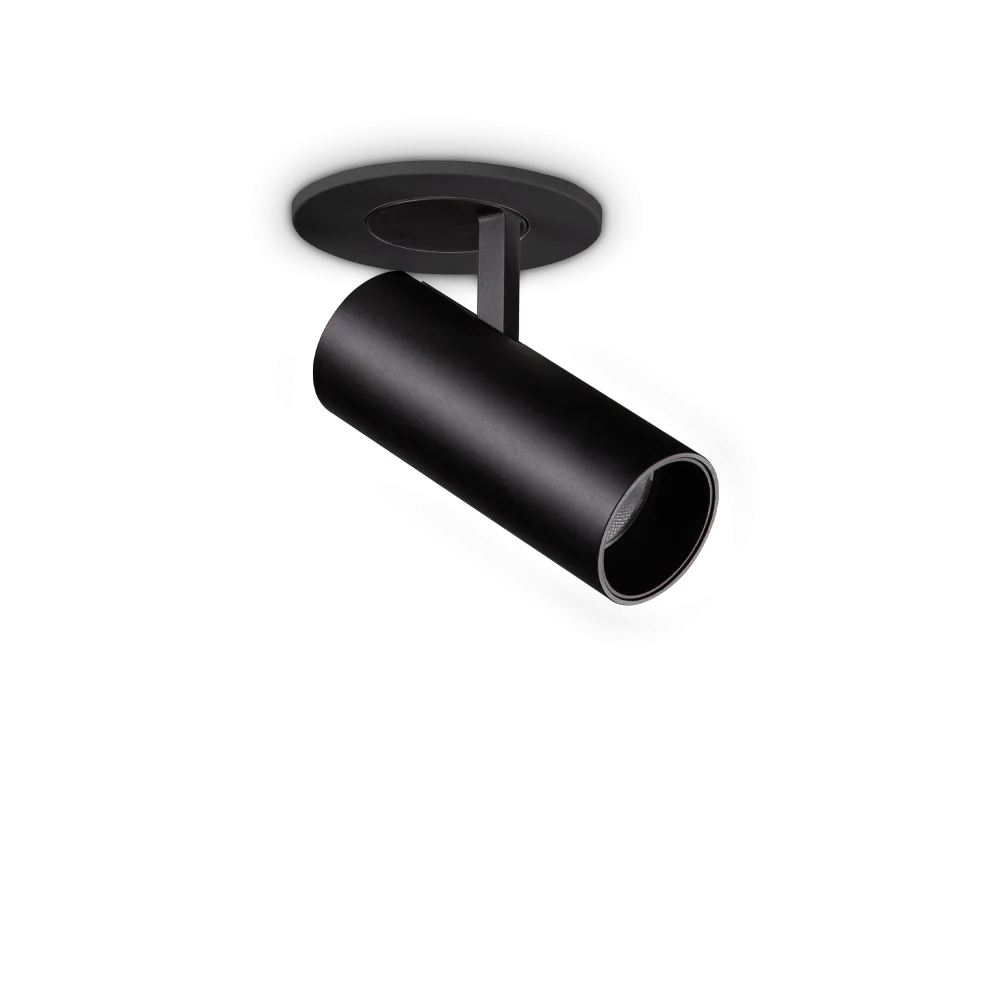 Nova 6W/12W LED Recessed Lights-Black/ White Finish