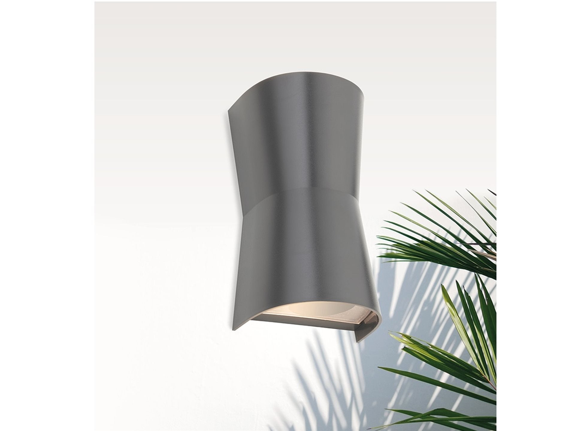 Duke 1/2lt Resin Wall light- Graphite Finish