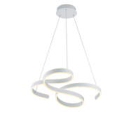 Francis LED Hanging Light - Anthracite/Brushed Aluminium Finish