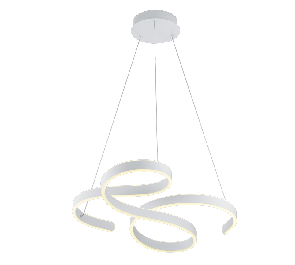 Francis LED Hanging Light - Anthracite/Brushed Aluminium Finish