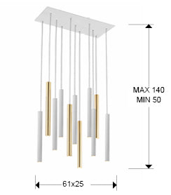 Varas Kitchen Light Dimmable- Various Finishes