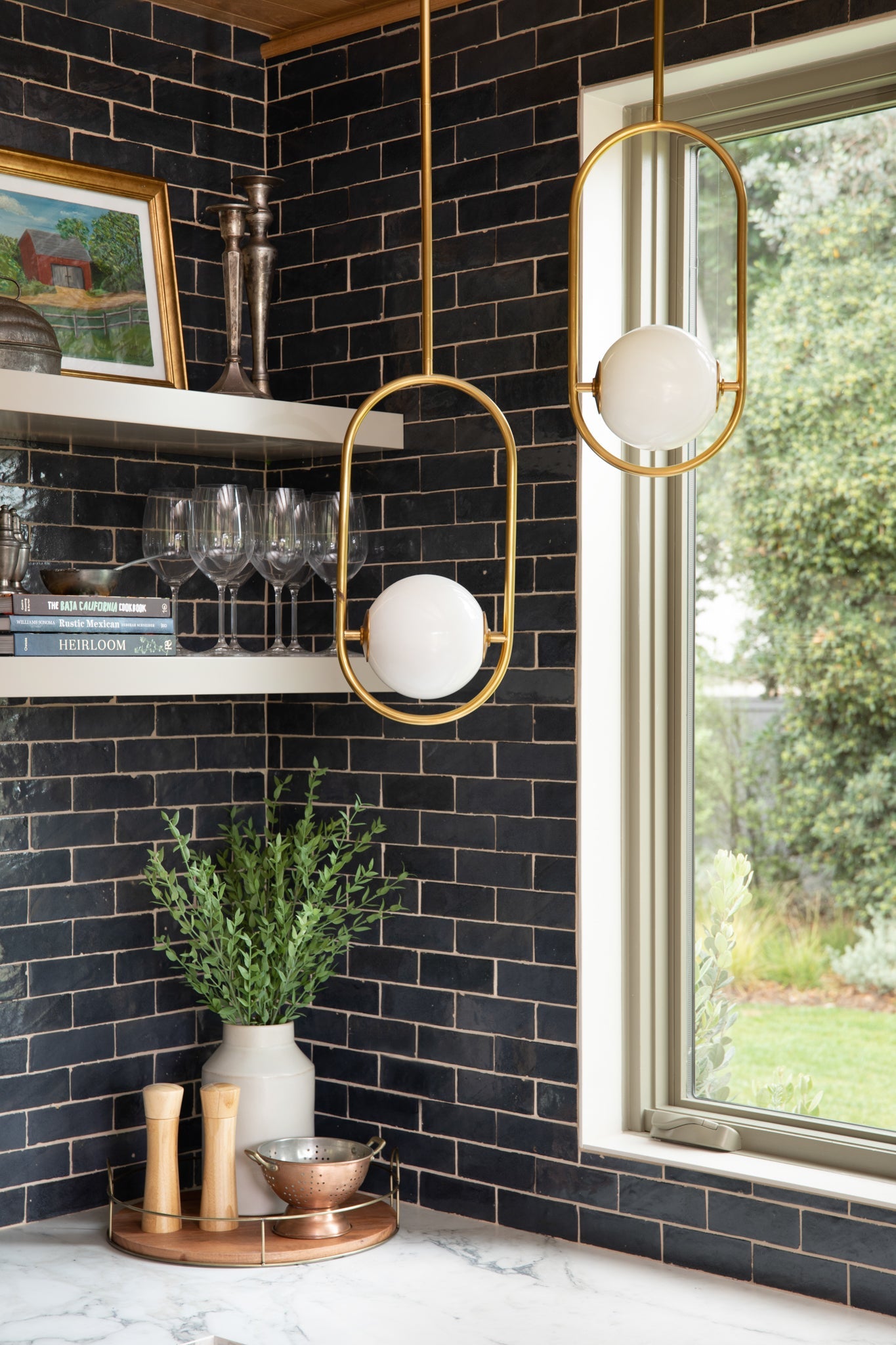 Everley 1Lt S/M/L Pendant - Vintage Brass