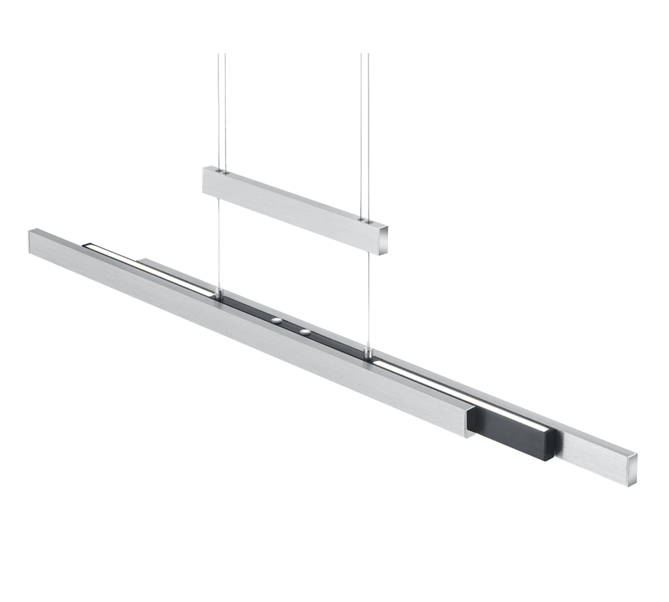 Trajan Extendable LED Linear Pendant - Brushed Aluminum Promotional Offer